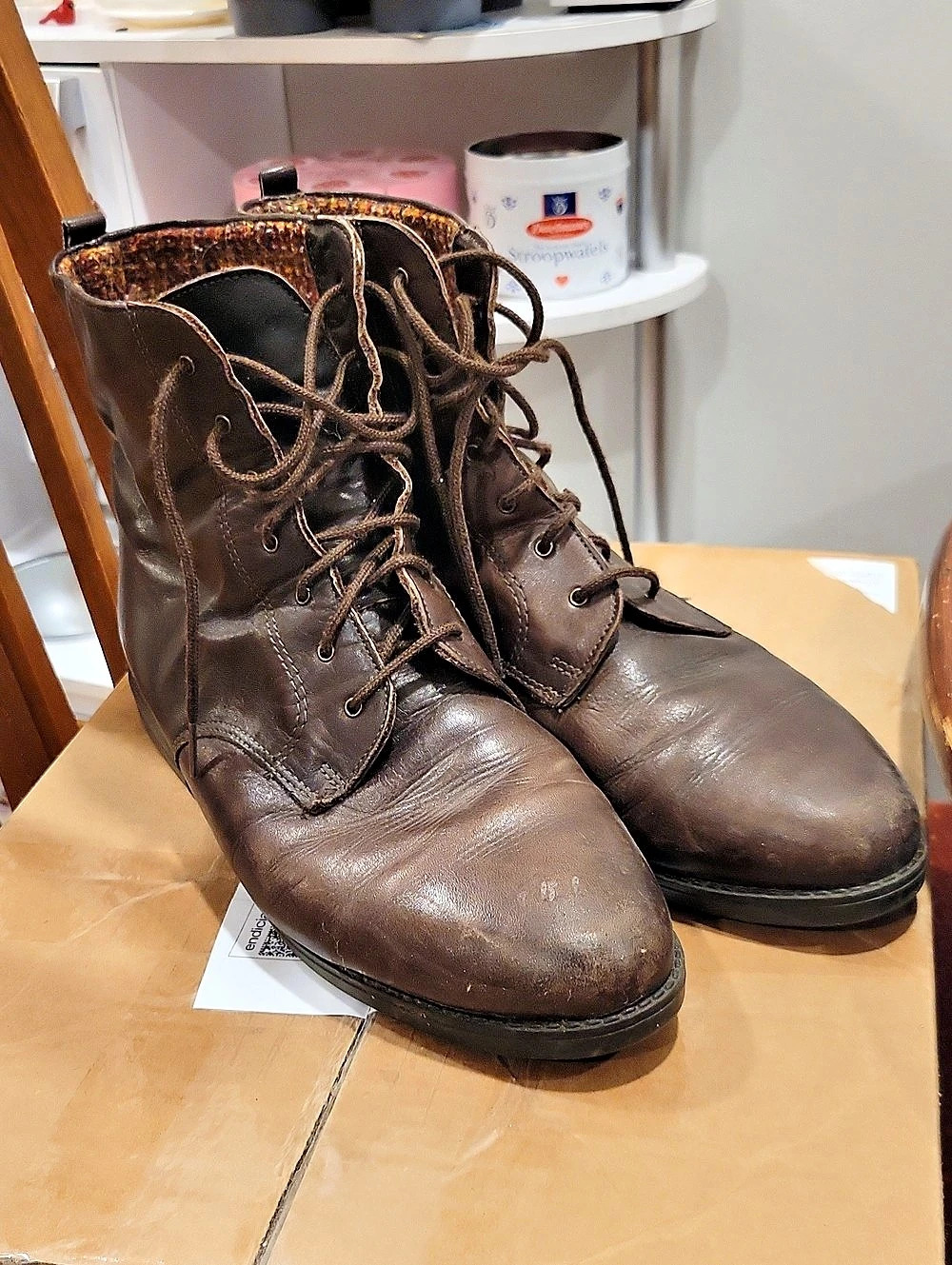 Canada North Women's Brown Lace-Up Boots L8503